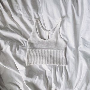 Knit Ribbed Bralette Top